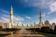 阿布扎比清真寺图片高清 阿布扎比清真寺
